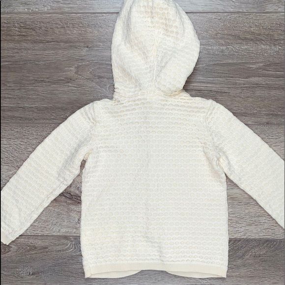H&M Organic Cotton Honeycomb Waffle Knit Hooded Sweater Jogger Set 12-18 Months - Picture 4 of 14